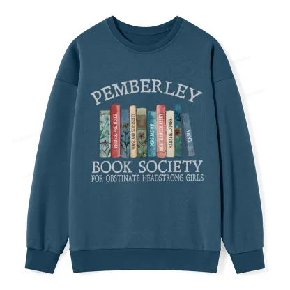 Pagewings Pemberley Book Society Unisex Classic Sweatshirt