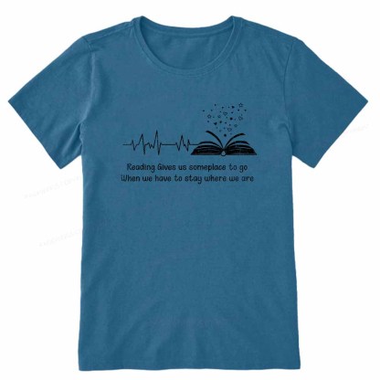 Pagewings Book Lovers Reading Reading Book Unisex Classic T-shirt