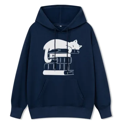 Pagewings Books And Cats Unisex Classic Hoodie
