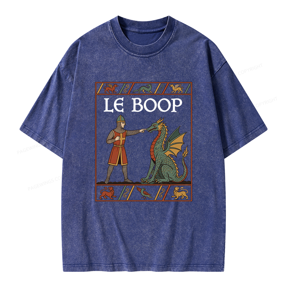 Pagewings Le Boop Unisex Washed T-shirt