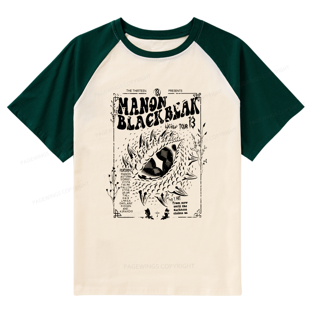 Pagewings ACOTAR Crescent City Rhysand Raglan T-shirt