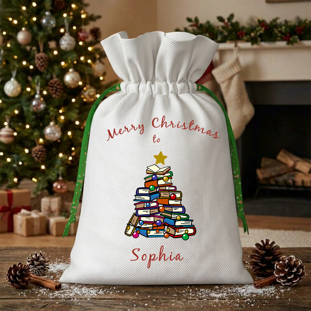 Pagewings Personalized Christmas Book Christmas Santa Sack