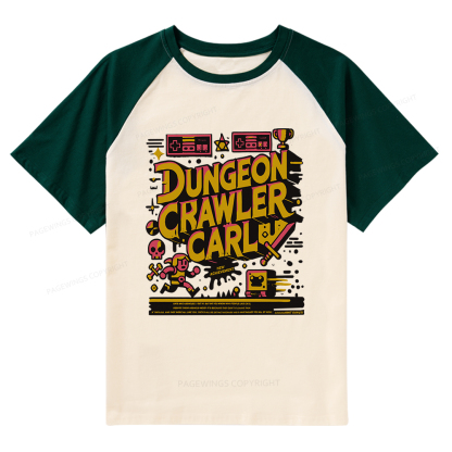 Pagewings Book New Achievement Raglan T-shirt
