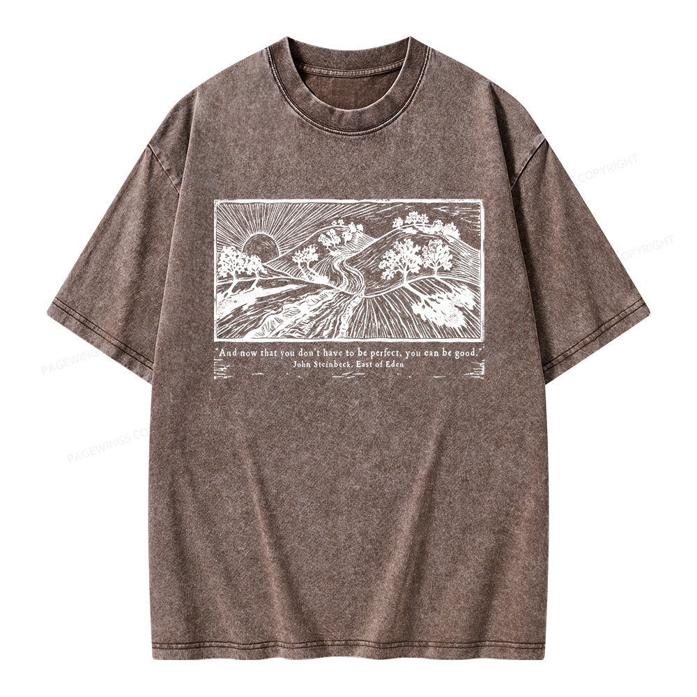 Pagewings Vintage Galley Unisex Washed T-shirt