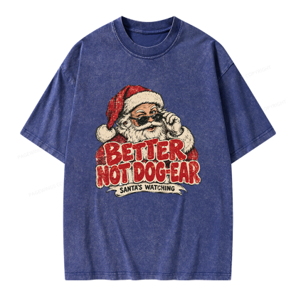 Pagewings Better Not Dog-Ear Unisex Washed T-shirt