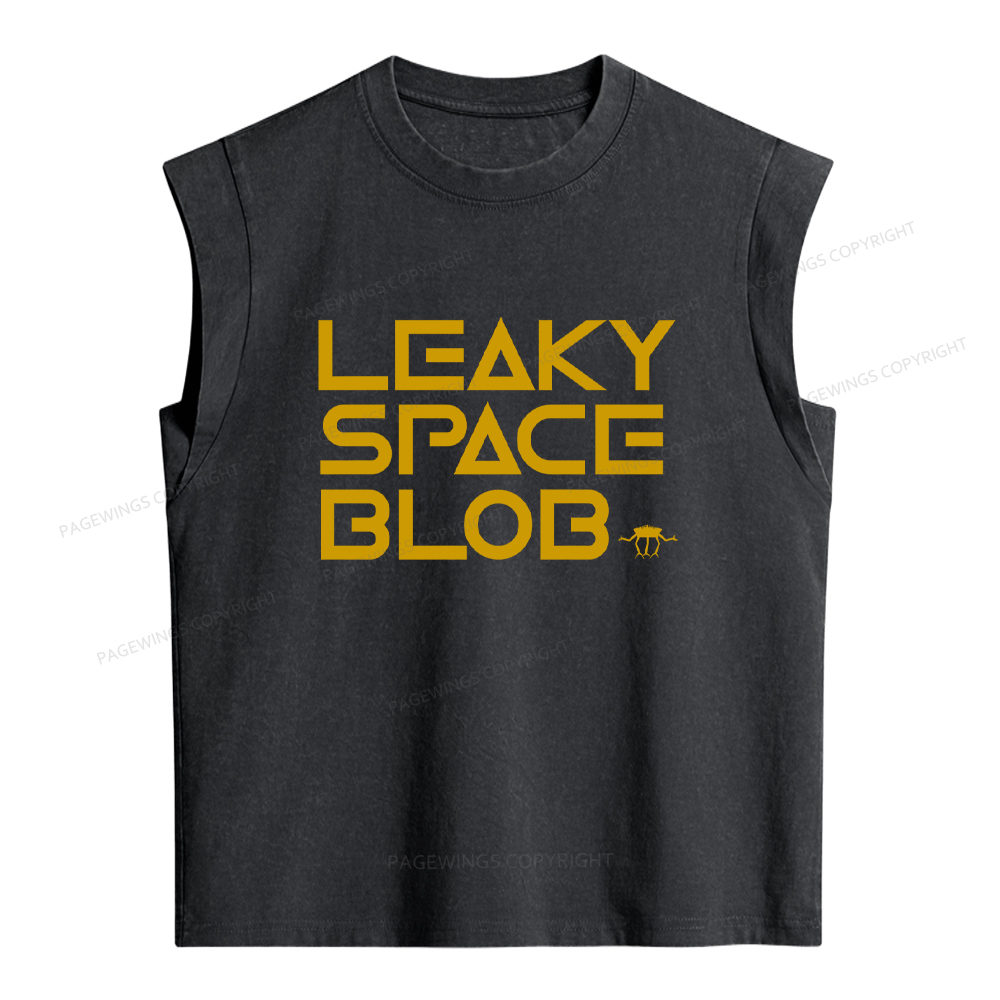 Pagewings Leaky Space Blob Women's Washed Tank Top