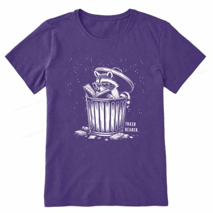 Pagewings Trash Reader Raccoon - Book Quote Unisex Classic T-shirt