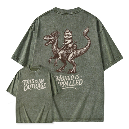 Pagewings This Is An Outrage Unisex Washed T-shirt