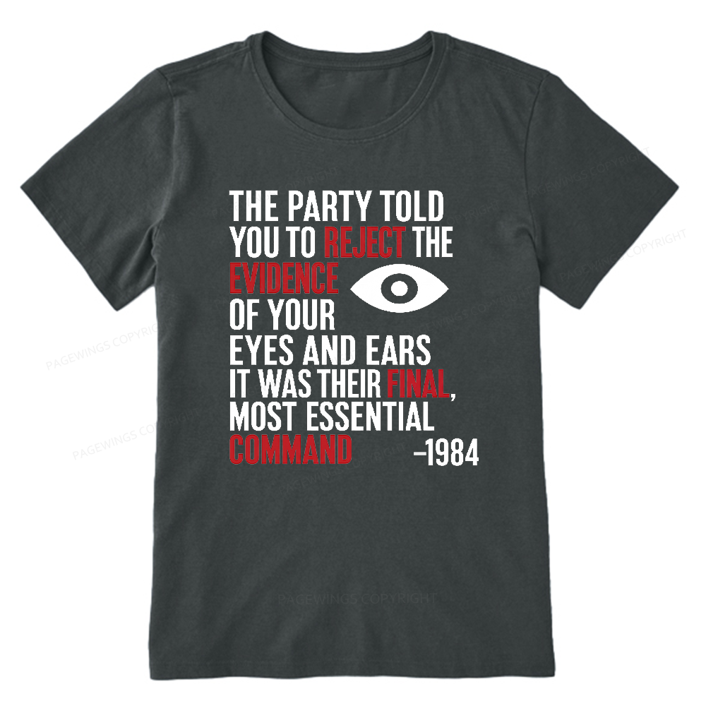 Pagewings Dystopia Quote Unisex Classic T-shirt