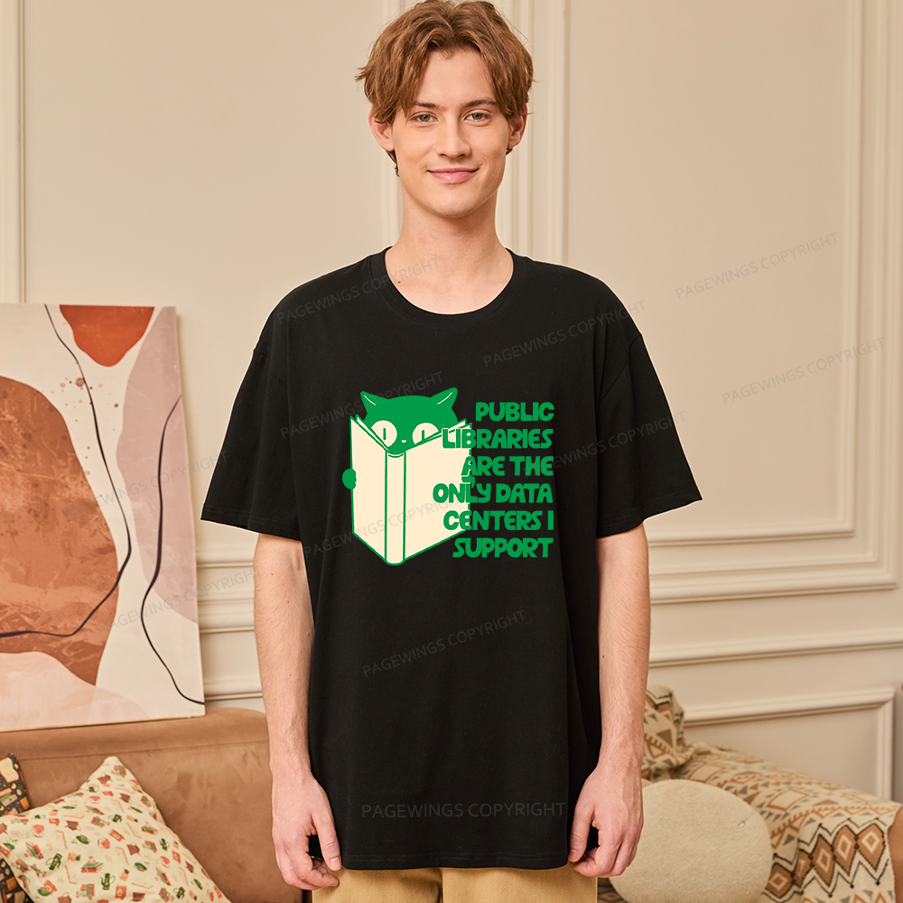 Pagewings Public Libraries are the Only Data Centers Unisex Classic T-shirt