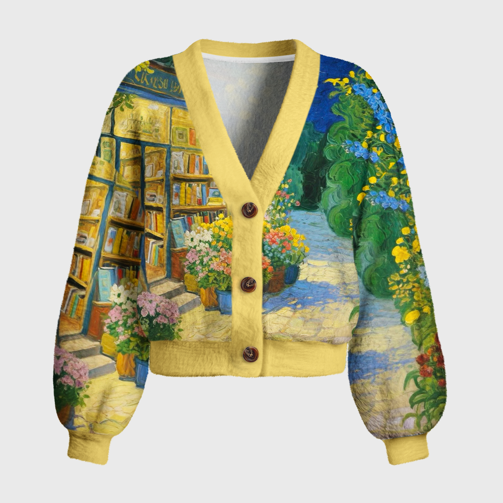 Pagewings Bookish Vibe Women's Cardigan Sweater