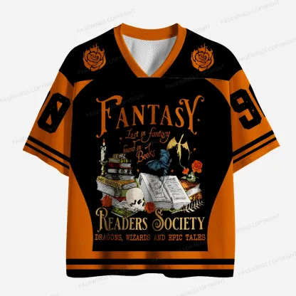 Pagewings Fantasy Readers Society Unisex Mesh Jersey