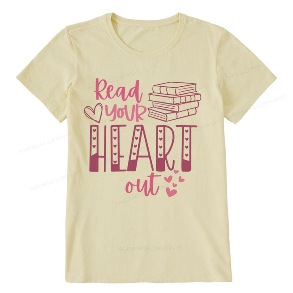 Pagewings Valentine Sweatshirt Read Your Heart Unisex Classic T-shirt