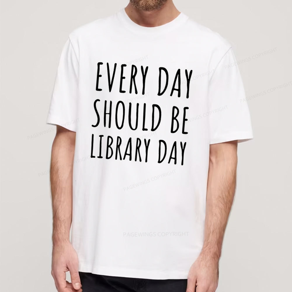 Pagewings Library Day Media Specialist Unisex Classic T-shirt