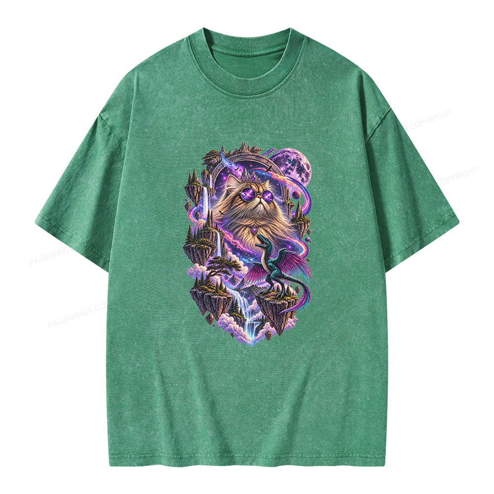 Pagewings Sci Fi Bookish Unisex Washed T-shirt