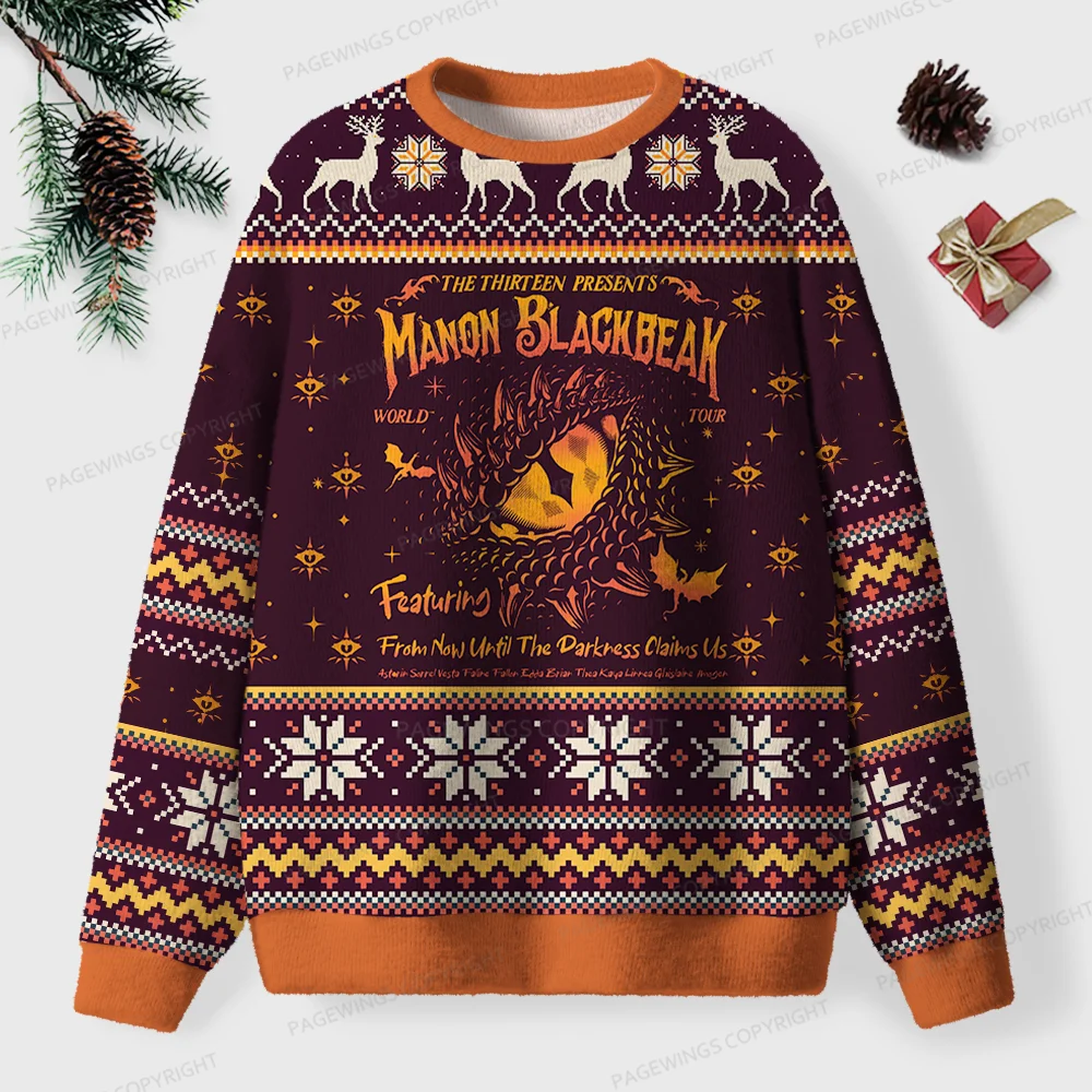 Pagewings  The Thirteen Unisex Ugly Knit Sweatshirt
