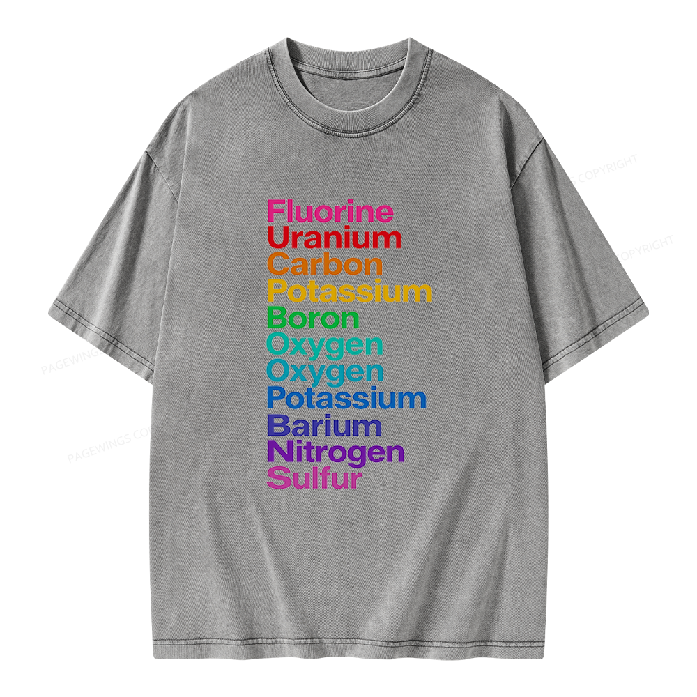 Pagewings Fuck Book Bans Unisex Washed T-shirt