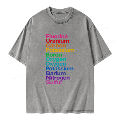 Pagewings Fuck Book Bans Unisex Washed T-shirt
