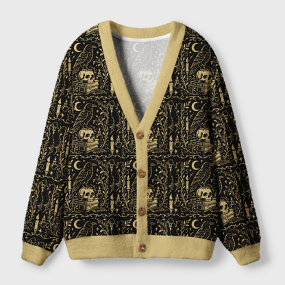 Pagewings Read Banned Books Light Knit Unisex Cardigan Sweaters