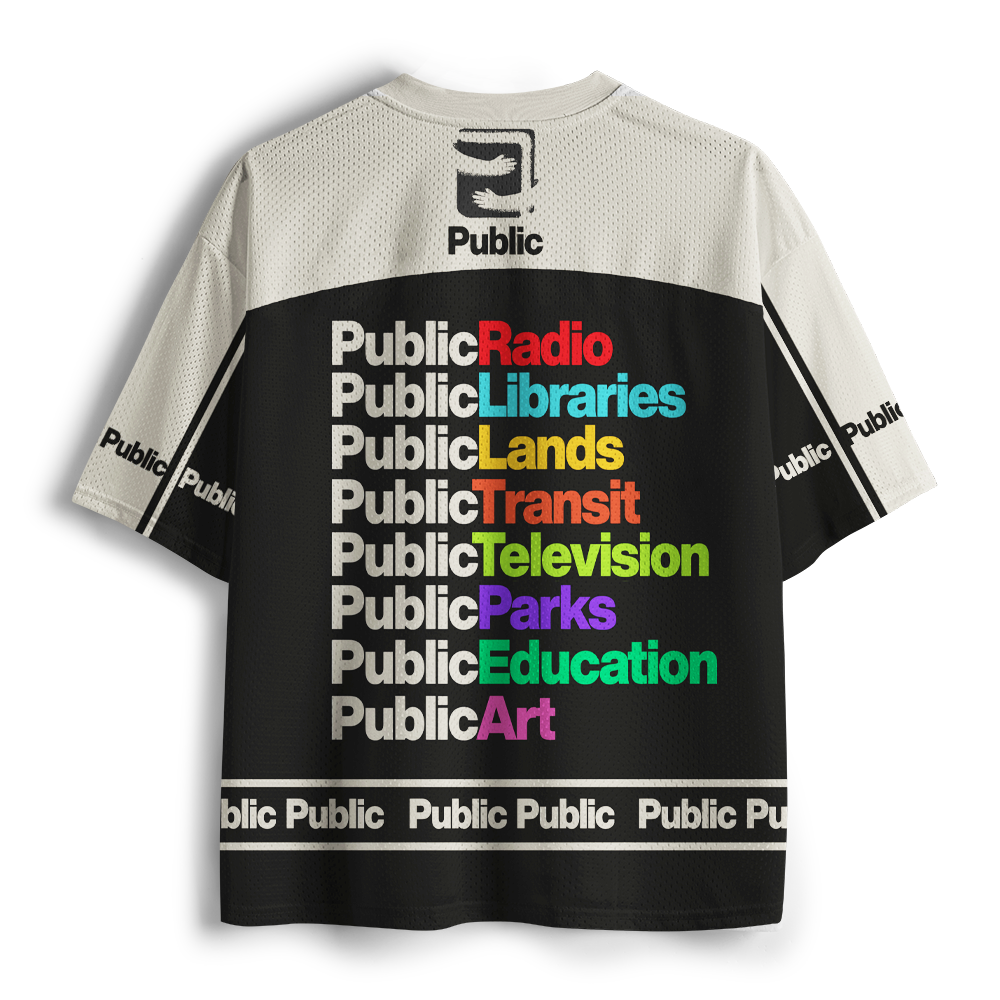 Pagewings Public Libraries Unisex Mesh Jersey