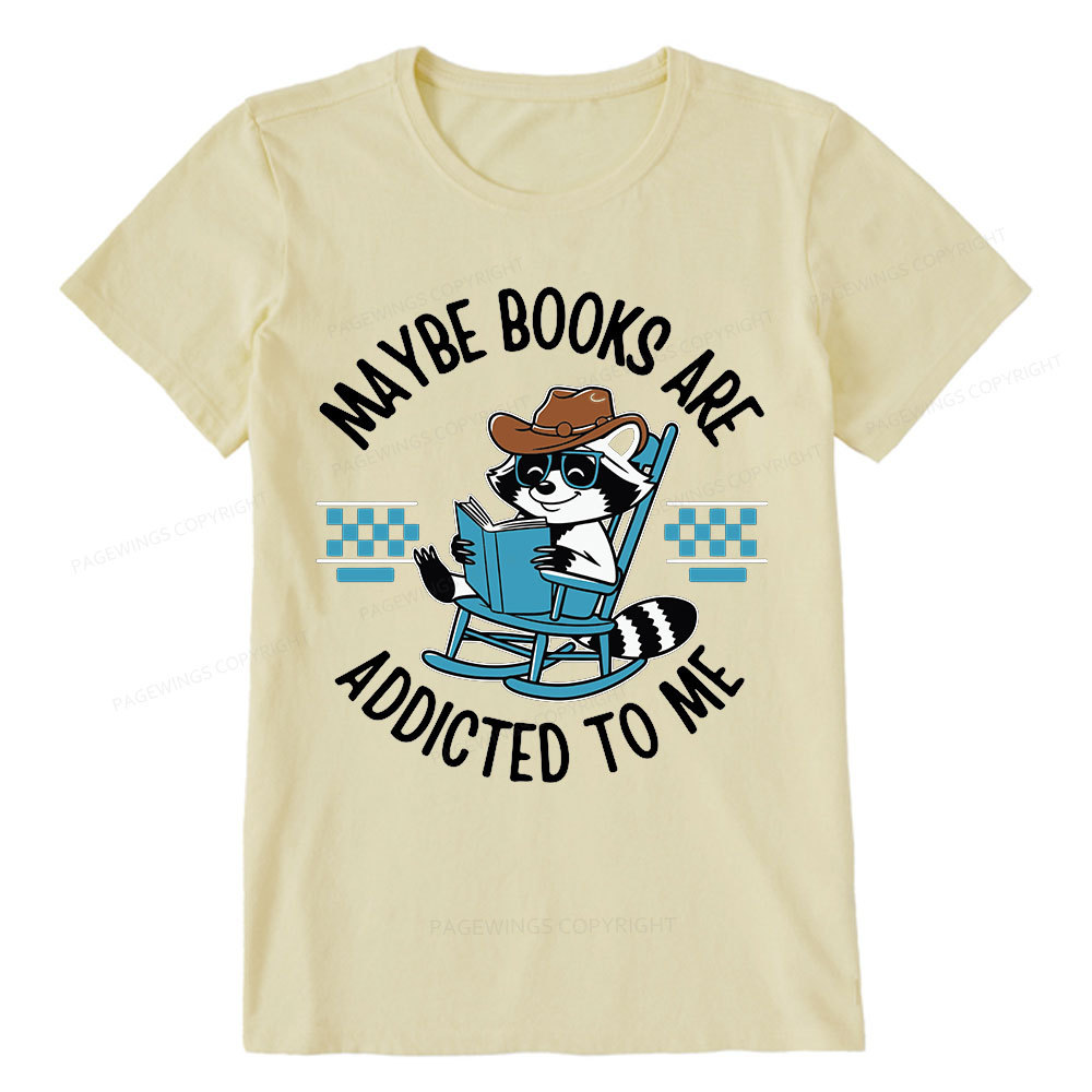 Pagewing Books Are Addicted To Me Unisex Classic T-shirt