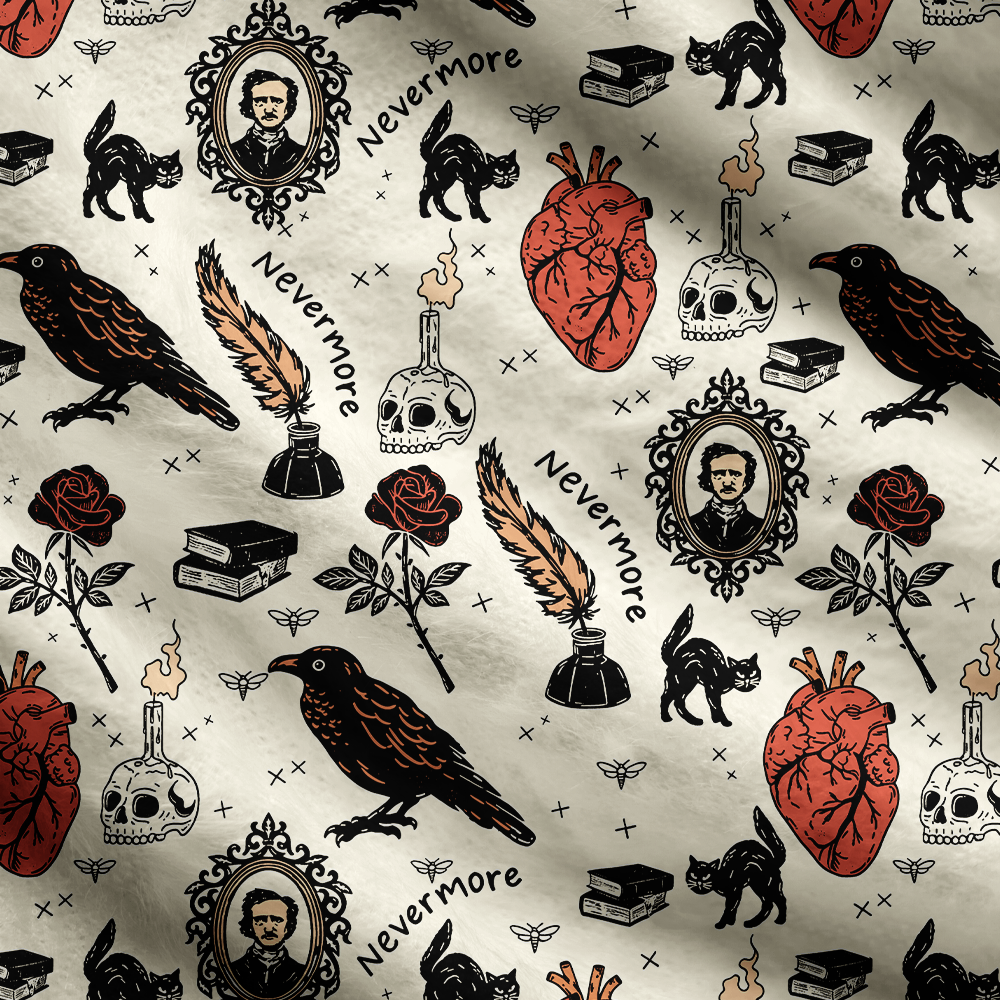 Pagewings Reading Crow Women's Cardigan Sweater