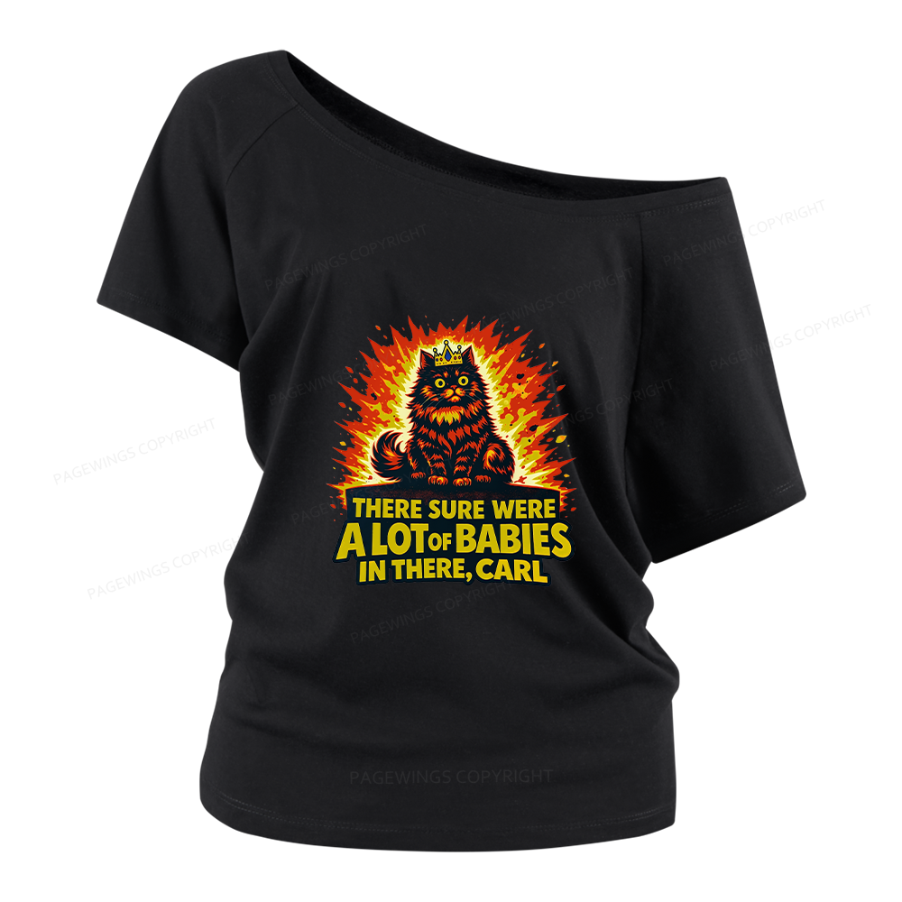 Pagewings A Lot Of Babies In There Women Off Shoulder T-shirts