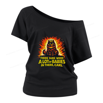 Pagewings A Lot Of Babies In There Women Off Shoulder T-shirts