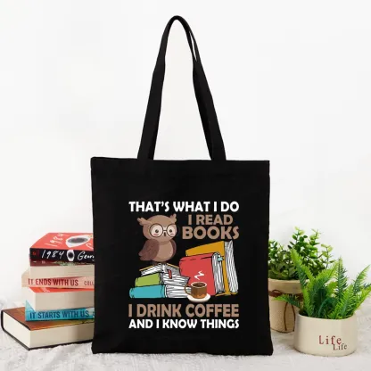 Pagewings That's What I Do I Read Books Tote Bag