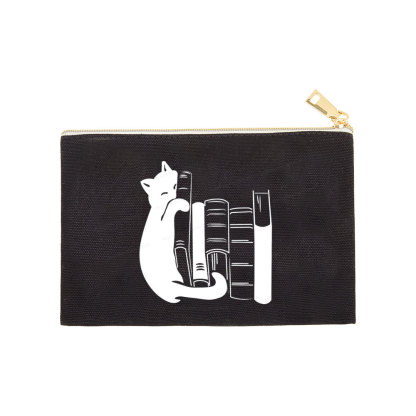 Pagewings Books And Cats Pouch