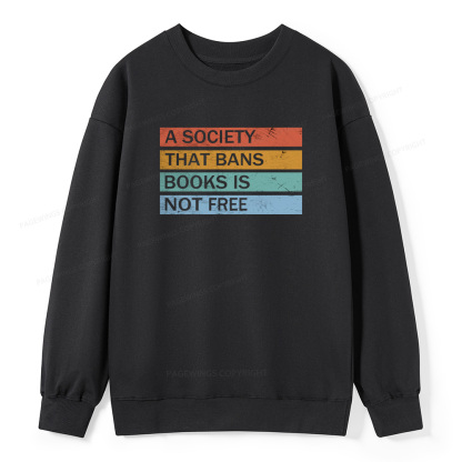 Pagewings Read Banned Books Unisex Classic Sweatshirt