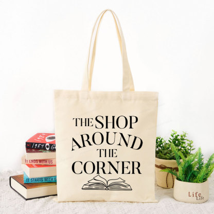 Pagewings The Shop Around The Corner Bookworm Tote Bag