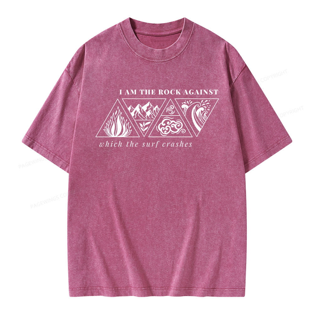 Pagewings Fantasy Bookish Unisex Washed T-shirt