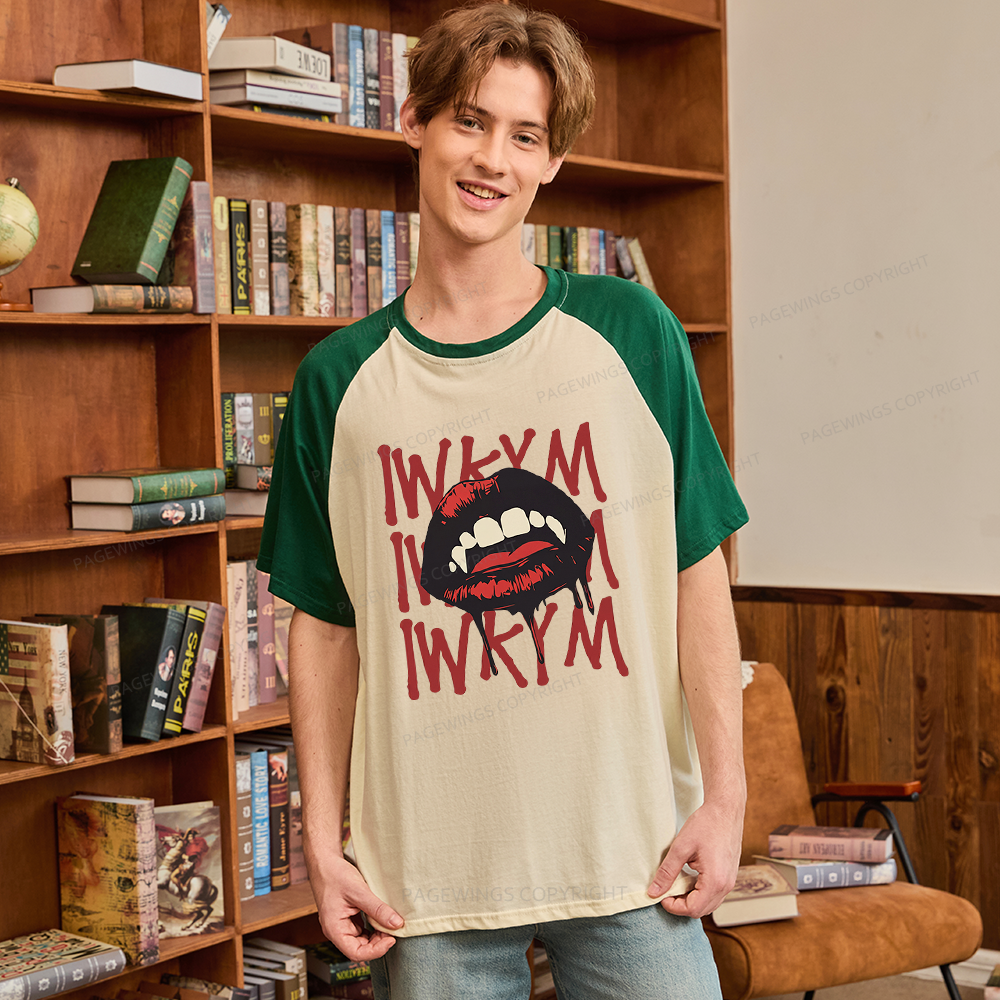 Pagewings Sci-Fi Novel Lover Raglan T-shirt