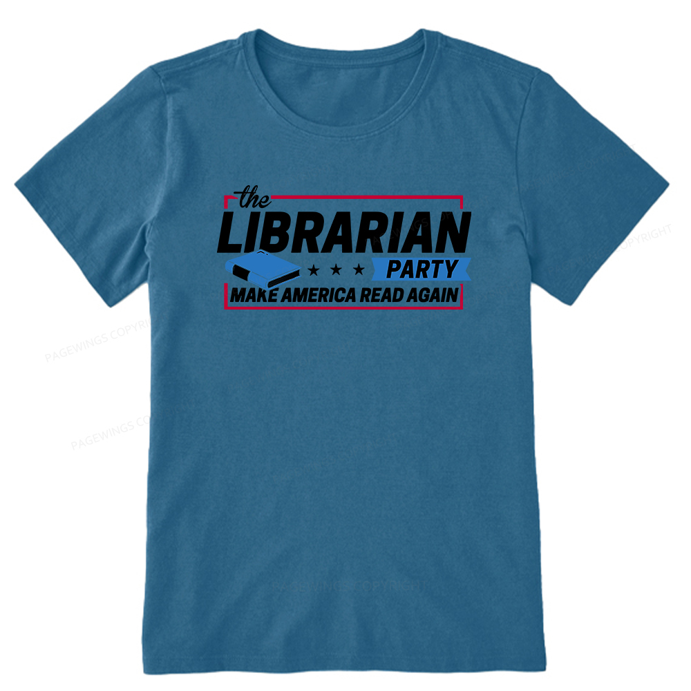 Pagewings The Librarian Party Unisex Classic T-shirt