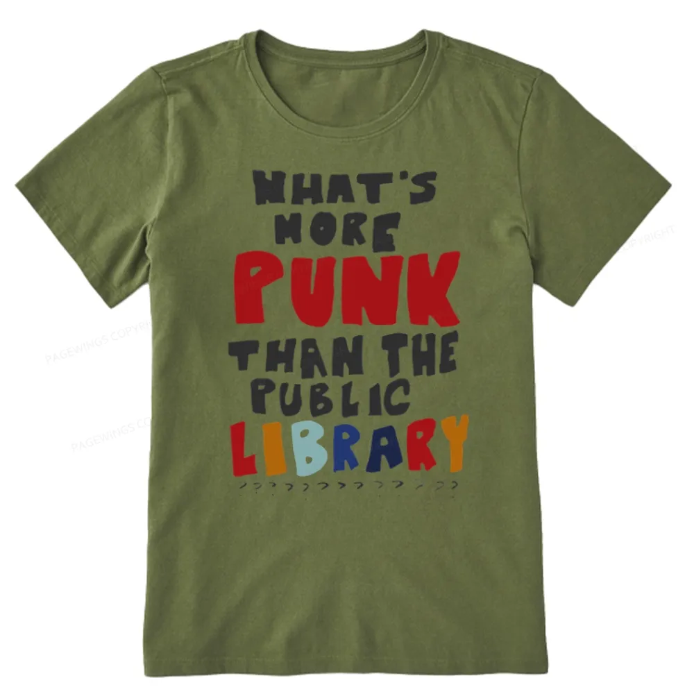 Pagewings What's More Punk Than The Public Library Unisex Classic T-shirt