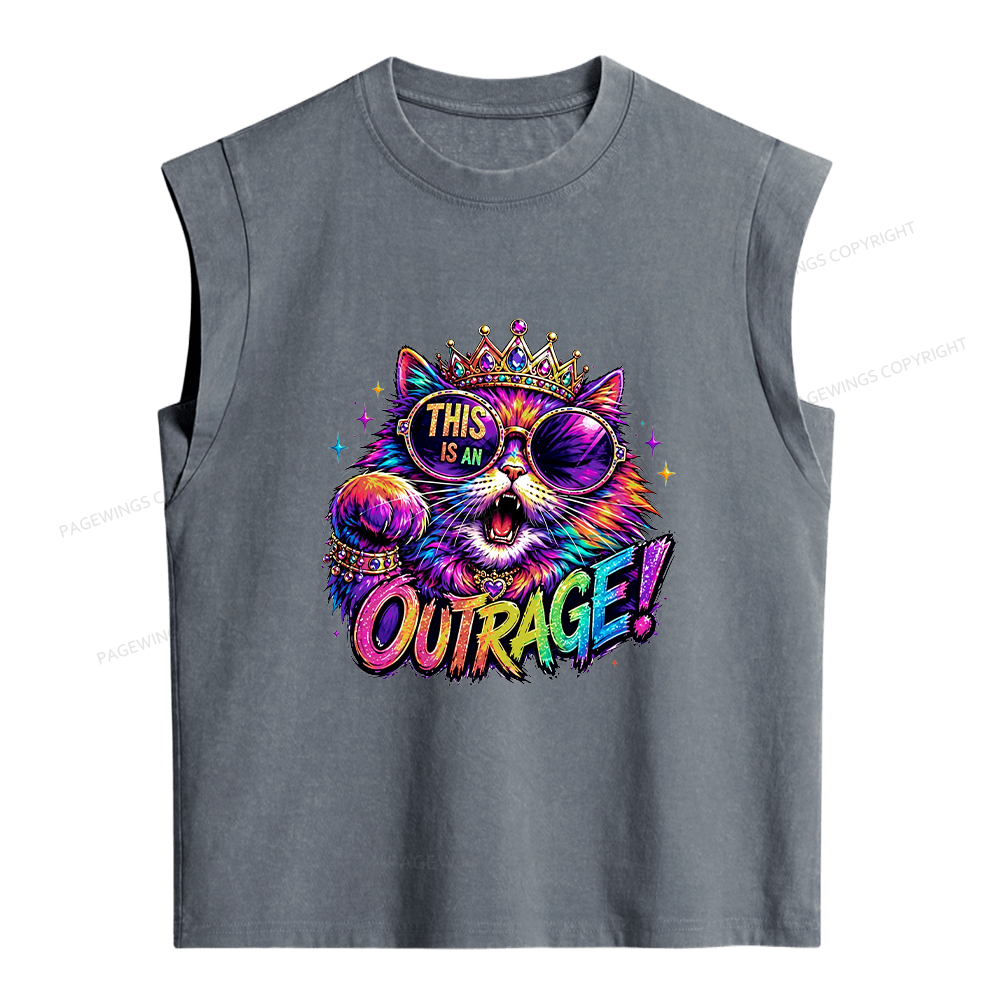 Pagewings Sci-Fi Book Lover Women's Washed Tank Top