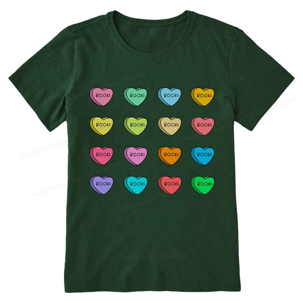 Pagewings Valentine's Day Librarian Unisex Classic T-shirt