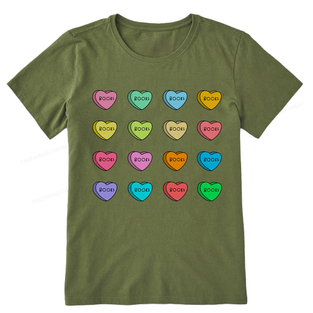 Pagewings Valentine's Day Librarian Unisex Classic T-shirt