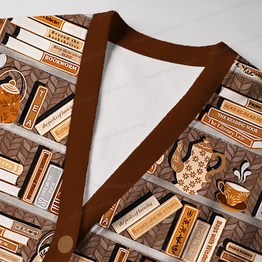 Pagewings Bookworm Unisex Ugly Cardigan Sweaters