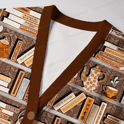 Pagewings Bookworm Unisex Ugly Cardigan Sweaters