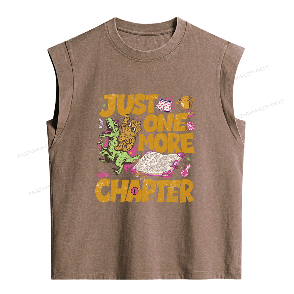 Pagewings One More Chapter Women's Washed Tank Top