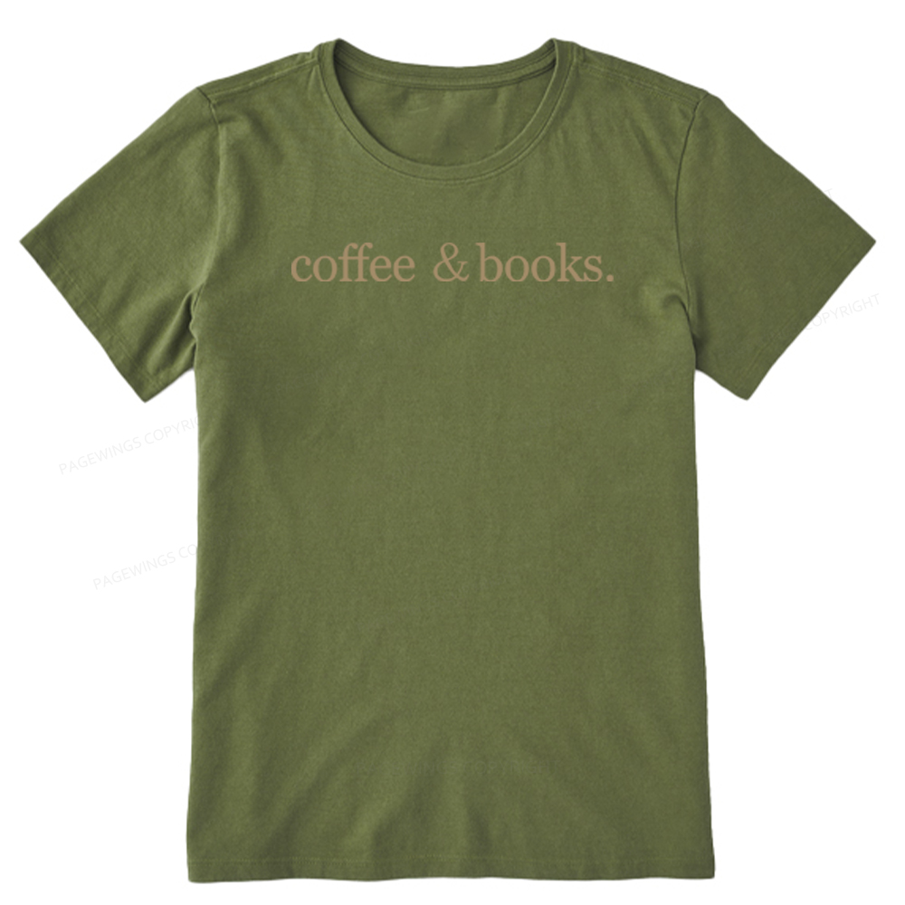 Pagewings Coffee & Books Are All my favorites Unisex Classic T-shirt