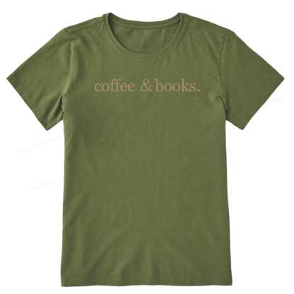 Pagewings Coffee & Books Are All my favorites Unisex Classic T-shirt