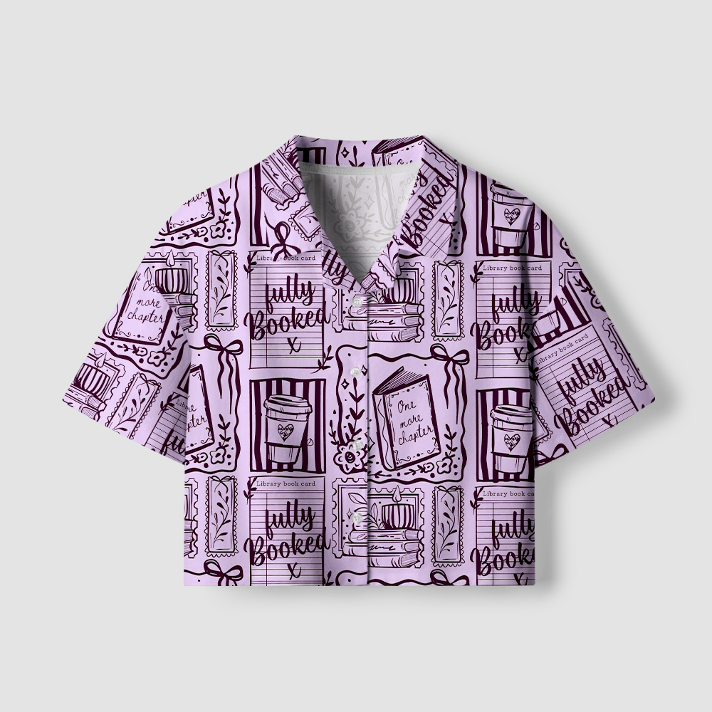 Pagewings Fully Booked Women's Camp Shirt