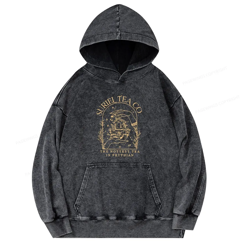 Pagewings A Court Of Thorns And Roses Unisex Washed Hoodie