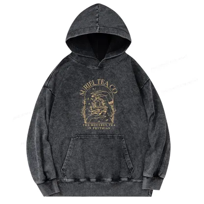Pagewings A Court Of Thorns And Roses Unisex Washed Hoodie
