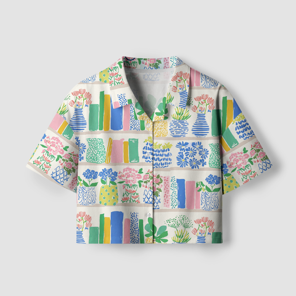 Pagewings Summer Reading Women's Camp Shirt
