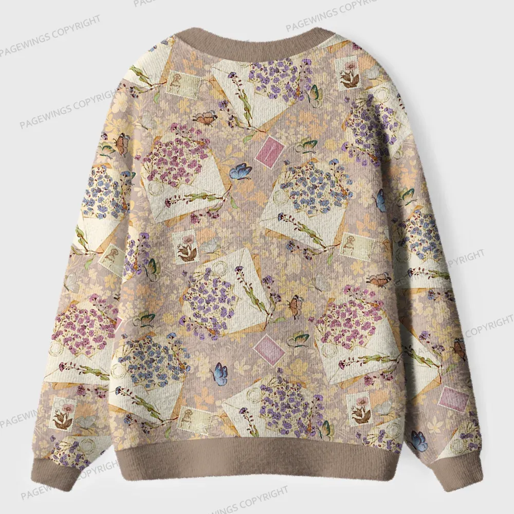 Pagewings Cozy Reading Unisex Ugly Cardigan Sweaters