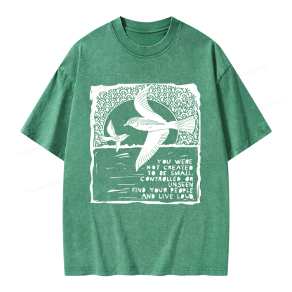 Pagewings I Support Are Public Libraries Unisex Washed T-shirt